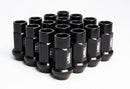 BLOX Racing Street Series Forged Lug Nuts - Black 12 x 1.5mm - Set of 16
