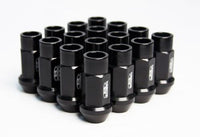 BLOX Racing Street Series Forged Lug Nuts - Black 12 x 1.5mm - Set of 16
