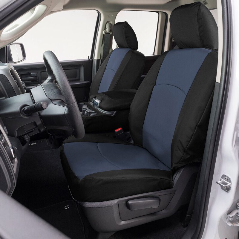 Covercraft 17-24 Nissan Armada Endura PrecisionFit Custom Third Row Seat Covers - Blue/Black (GTN680ENDB)
