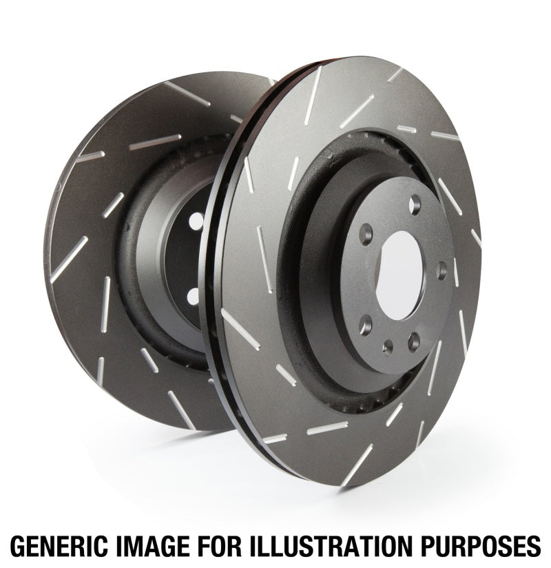 EBC 22+ WRX USR Series Slotted Rear Brake Rotor also fits Legacy, Outback, and WRX