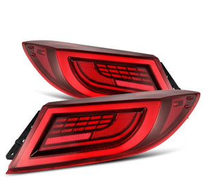 AlphaRex 22-24 Toyota GR86 LUXX LED Taillights Vivid Red (675030)