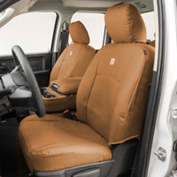 Covercraft 17-24 Nissan Armada Carhartt PrecisionFit Custom Front Row Seat Covers - Brown (GTN676ABCABN)