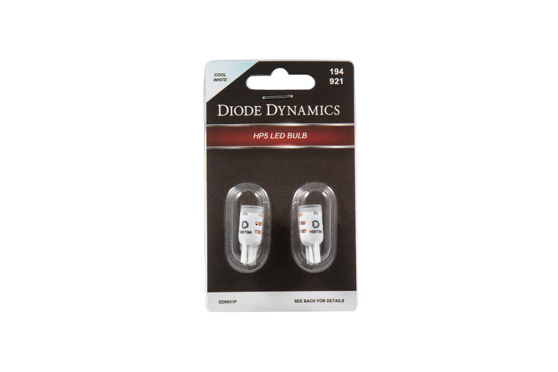 Diode Dynamics 194 HP5 LED Bulb - Warm White - High Power Replacement for Audi S5 and Volkswagen Passat
