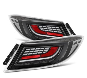 AlphaRex 22-24 Toyota GR86 LUXX LED Taillights Alpha-Black (675040)