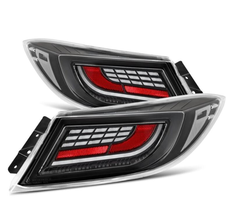 AlphaRex 22-24 Toyota GR86 LUXX LED Taillights Alpha-Black (675040)