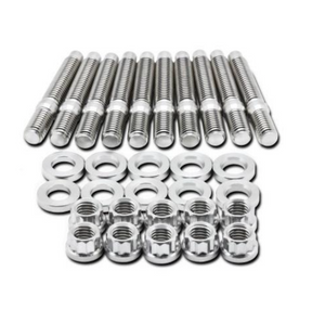 BLOX Racing SUS303 Stainless Steel Intake Manifold Stud Kit M8 x 1.25mm, 55mm Length - 8 Pieces