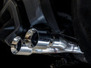 AWE Tuning 4th Gen GM 1500 5.3L 0FG Cat-Back Dual Side Exit (Flat Bumper) - Chrome Tips