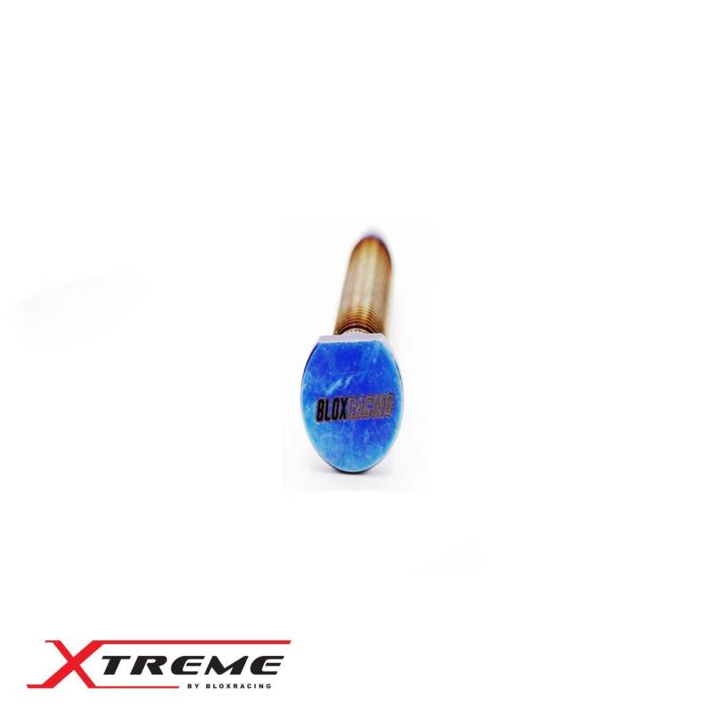 BLOX Racing Titanium Extended Wheel Studs for Honda Fit, M12x1.5mm, Burnt Finish - Pack of 8