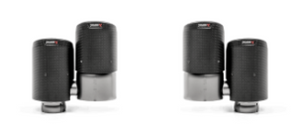 Akrapovic Carbon Tail Pipe Set for 2017-2020 Porsche Panamera Turbo | Part Number AKRTP-CT/48