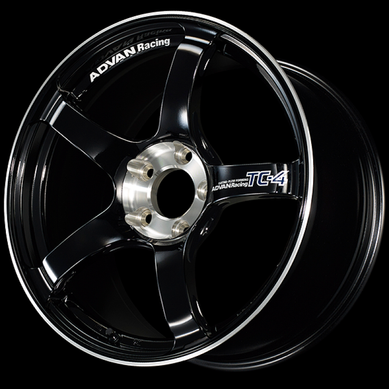 Advan TC-4 SE 18x8.5 / +51 Offset / 5-114.3 / 73mm Bore / Racing Gloss Black & Diamond Cut