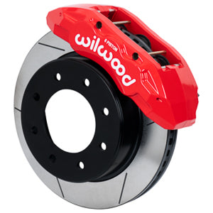 Wilwood TX6-DM Front Brake Kit for 2013-2022 Ford F-250/F-350, 15-inch Red Calipers