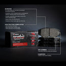 R1 2020-2025 Chevy Silverado 3500 HD Front/Rear Performance Off-Road/Tow Brake Pads & Hardware Kit