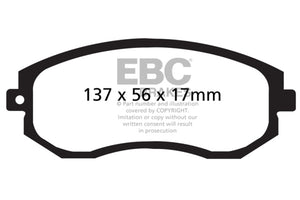 EBC 13+ FR-S, 86, BRZ, 22+ GR86 Bluestuff Front Brake Pads