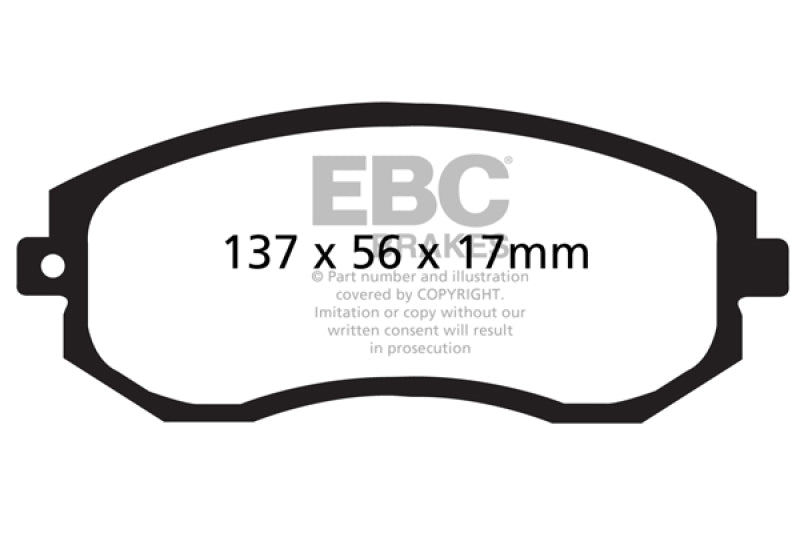 EBC 13+ FR-S, 86, BRZ, 22+ GR86 Bluestuff Front Brake Pads