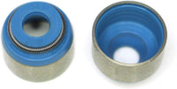 BLOX Racing Honda 5.5mm Valve Stem Seals Blue FKM Set of 16