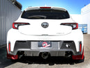 aFe 23+ Toyota GR Corolla L3 1.6L (t) Gemini XV 3in to 2-1/2in Cat Back Exhaust w/ Black Tips (49-36070-B)