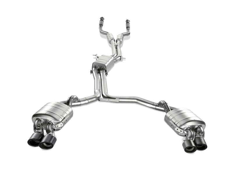 Akrapovic Evolution Line Titanium Cat Back Exhaust System for 2013-2017 Audi S6 and S7 Models