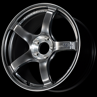 Advan TC-4 SE 18x8.0 / +47 Offset / 5-100 / 63mm Bore / Racing Hyper Black & Diamond Cut