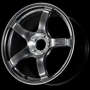 Advan TC-4 SE 18x9.0 / +53 Offset / 5-120 / 72.5mm Bore / Racing Hyper Black & Diamond Cut