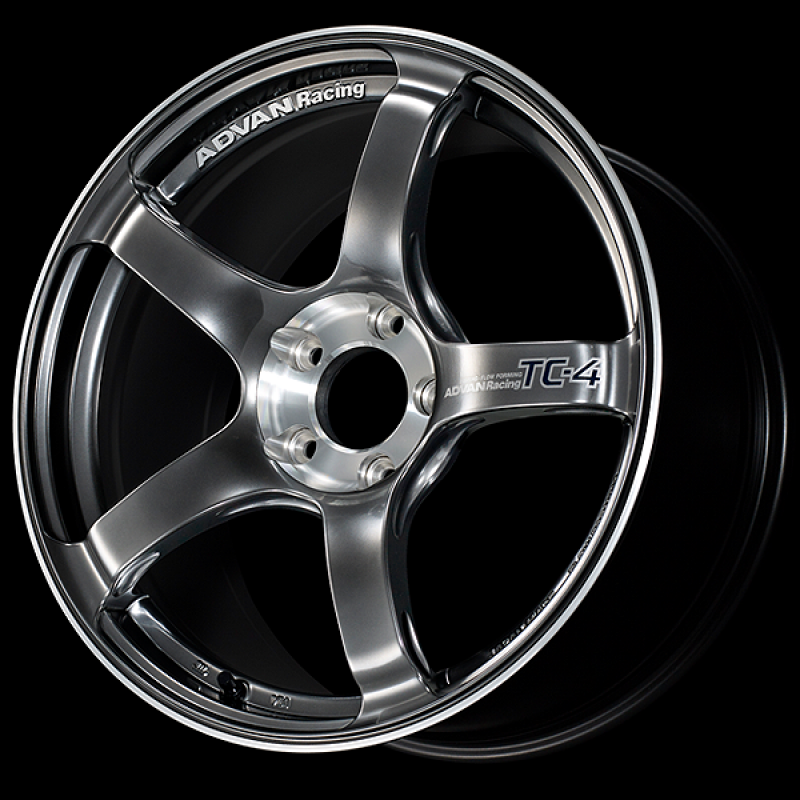 Advan TC-4 SE 18x9.0 / +51 Offset / 5-100 / 63mm Bore / Racing Hyper Black & Diamond Cut