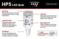 Diode Dynamics 194 HP5 LED Bulb - Cool White - Reliable High Power Replacement