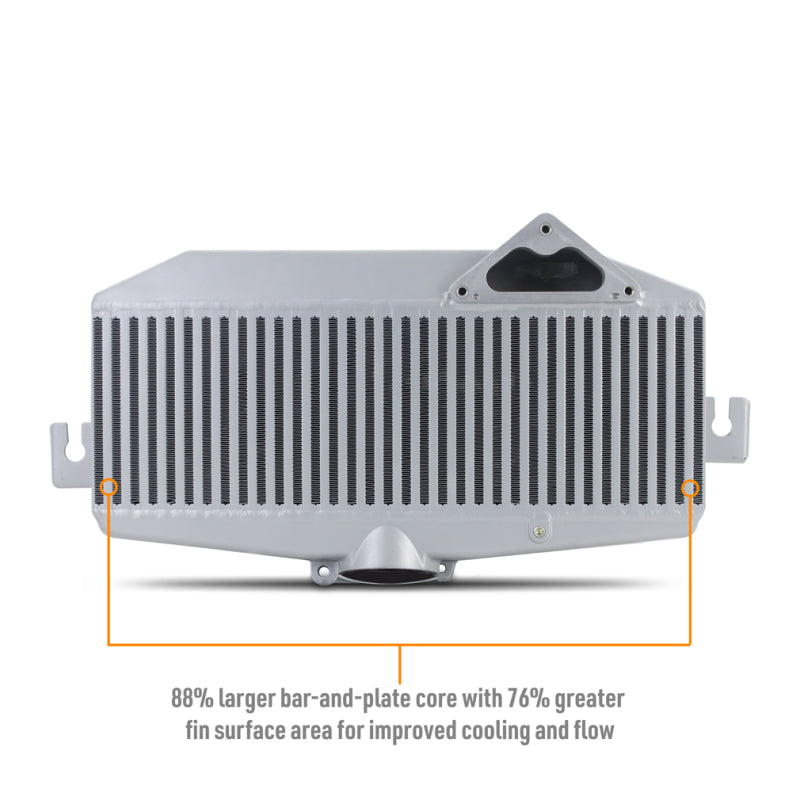Mishimoto 22+ Subaru WRX Top-Mount Intercooler Kit with Silver Core and Black Pipes