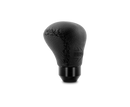 MOMO Anatomico Shift Knob - Black Leather with Black Stitching for Enhanced Driving Comfort