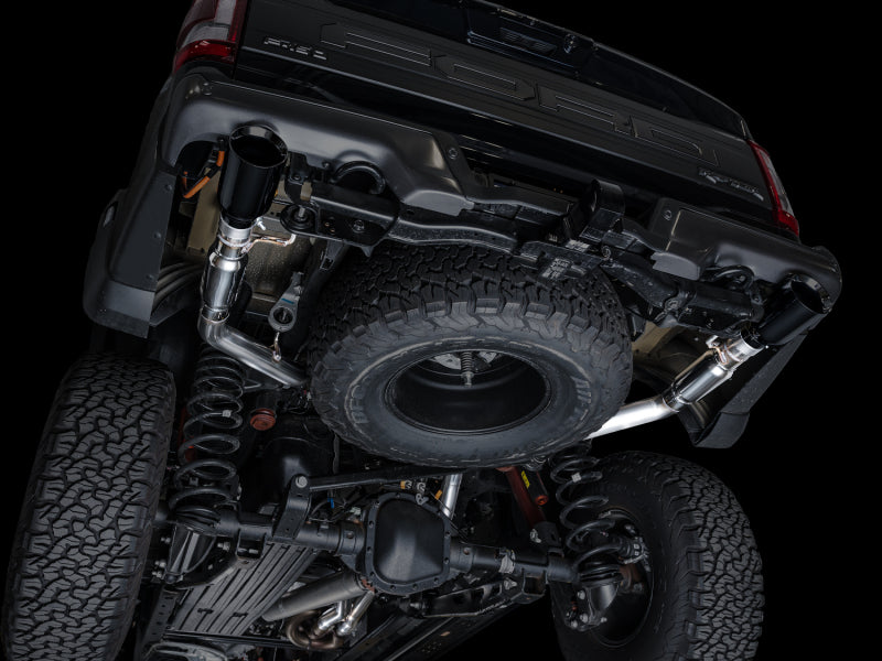 AWE Tuning Gen 3 Ford Raptor SwitchPath Exhaust - Diamond Black Tips
