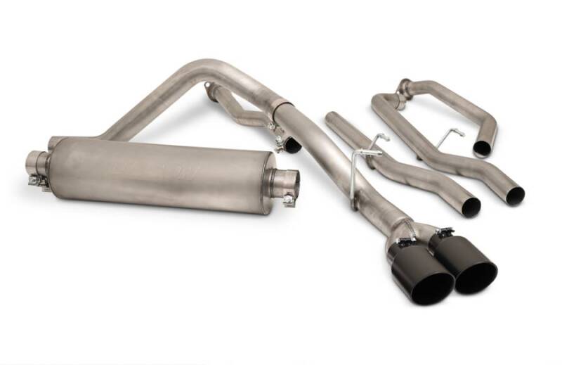 GIbson 22-24 Toyota Tundra 3.5L-T V6 Crew Max Stainless Cat Back Dual Sport Exhaust (67105)