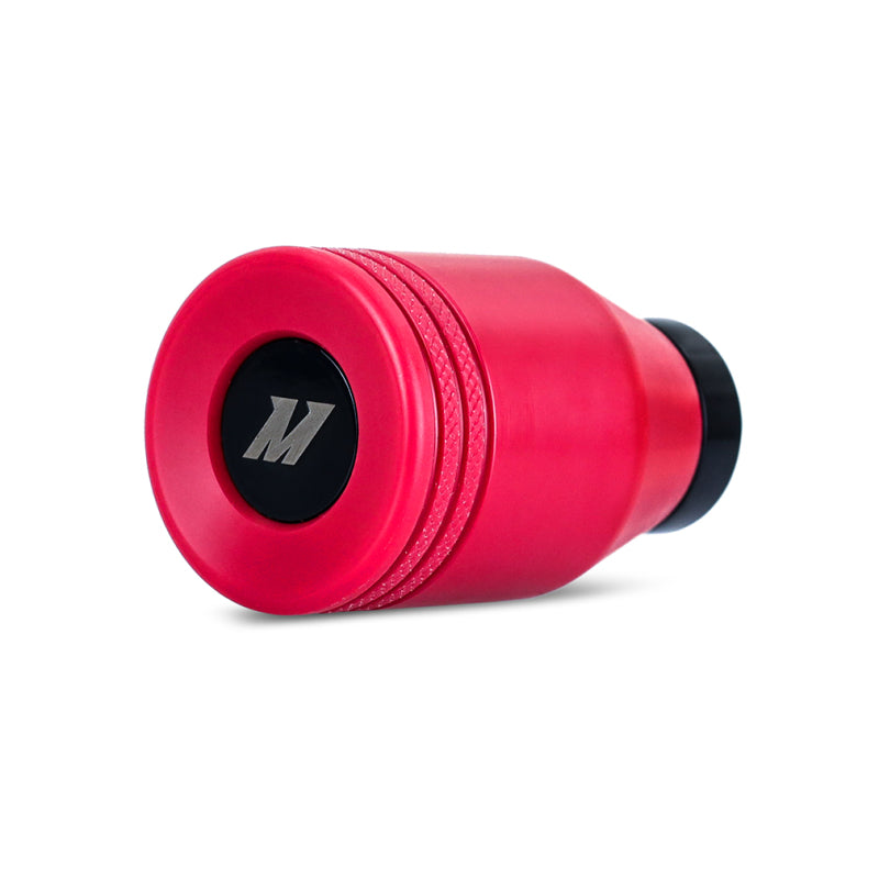 Mishimoto 2022+ Subaru WRX Shift Knob - Red on Black, Weighted Steel Core, Ergonomic Design