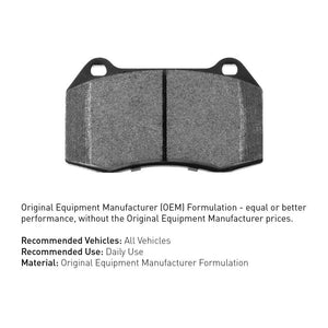 R1 2008-2015 Mitsubishi Lancer Rear R1 Optimum OE Pads & Hardware Kit