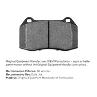 R1 2002-2025 Infiniti M37 Rear R1 Optimum OE Pads & Hardware Kit