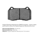 R1 2005-2023 Subaru Crosstrek Rear R1 Optimum OE Pads & Hardware Kit
