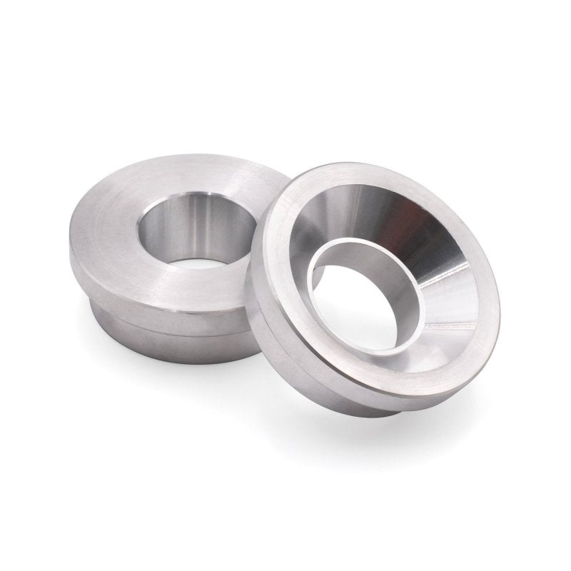 BLOX Racing 2-Piece Billet Aluminum Solid Shifter Bushing for Honda Civic and Acura Integra - Silver