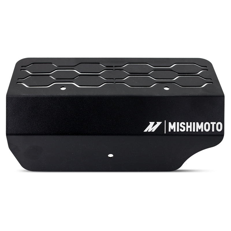 Mishimoto 2022+ Subaru WRX Pulley Cover Black - Durable Aluminum Engine Bay Upgrade