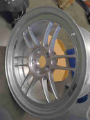 Enkei RPF1 18x9 5x114.3 35mm Offset 73mm Bore Silver Wheel G35/350z (enk3798906535SP) — Scratch & Dent