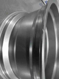 Enkei J10 18x7.5 5x100/114 38mm Offset 72.6mm Bore Dia Silver w/ Machined Lip Wheel — Incomplete: Missing from the edge of the inner rim