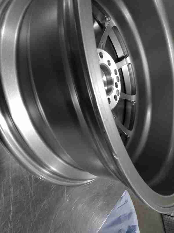 Enkei J10 18x7.5 5x100/114 38mm Offset 72.6mm Bore Dia Silver w/ Machined Lip Wheel — Incomplete: Missing from the edge of the inner rim