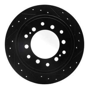 R1 Concepts Lexus GX460 Rear Right Drilled & Slotted Brake Rotor (Part #RNC633-76143R)