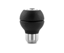 MOMO Race Shift Knob - Black Air Leather with Aluminum Insert