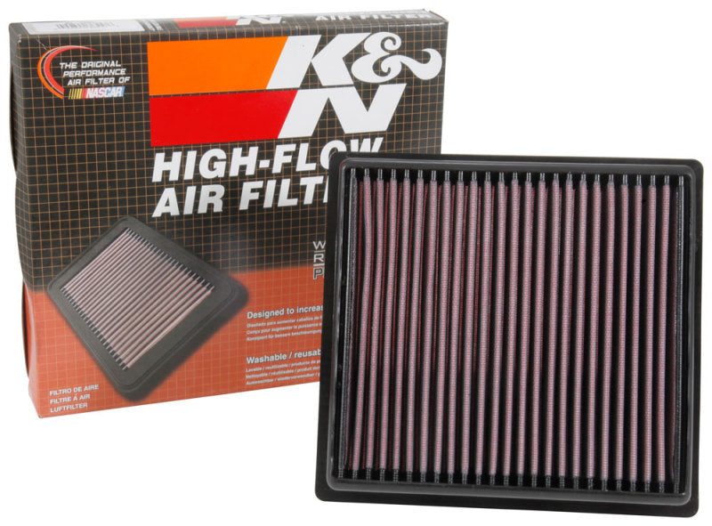 K&N Engineering KNN33-5064 High-Flow Drop-In Replacement Air Filter for Subaru Impreza and Crosstrek (2017-2018)
