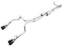 AWE Tuning 4th Gen GM 1500 6.2L 0FG Cat-Back Split Rear Exit (w/ Bumper Cutouts) - Quad Diamond Tips