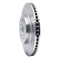 R1 Concepts Genesis G70 Front Right Drilled & Slotted Silver Brake Rotor (Part Number: RNC631-21040R)
