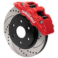 Wilwood Aero6-DM Front Brake Kit for 2021 Ford F-150 Raptor by Wilwood, Part Number wil140-17000-DR, Red