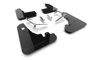 Rally Armor 22-25 Subaru BRZ / Toyota GR86 Black UR Mud Flap w/Dark Grey Logo (MF99-UR-BLK-DGRY)
