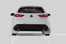Rally Armor 19-25 Mazda3 Hatchback Red UR Mud Flap w/White Logo
