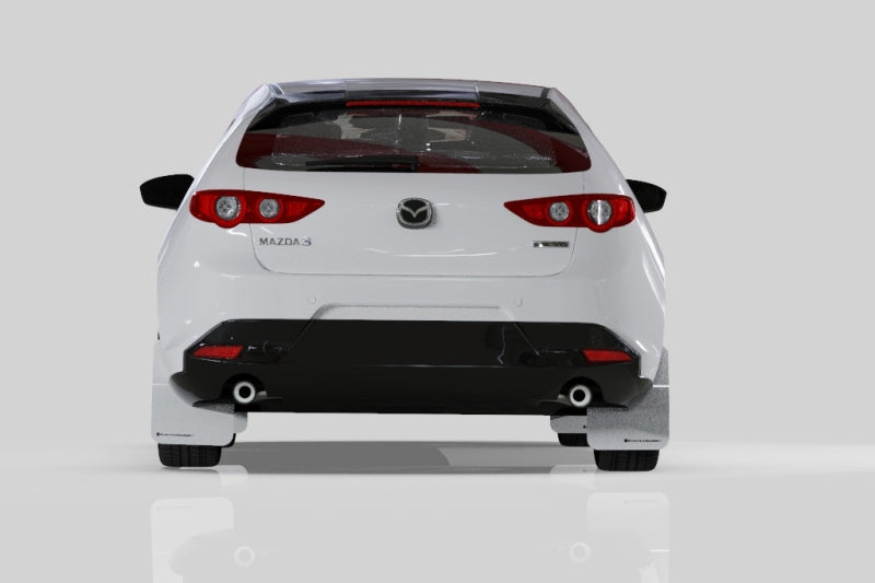 Rally Armor 19-25 Mazda3 Hatchback Black UR Mud Flap w/Red Logo