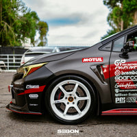 Guardabarros de carbono seco estilo OE Seibon 2023 Toyota GR Corolla
