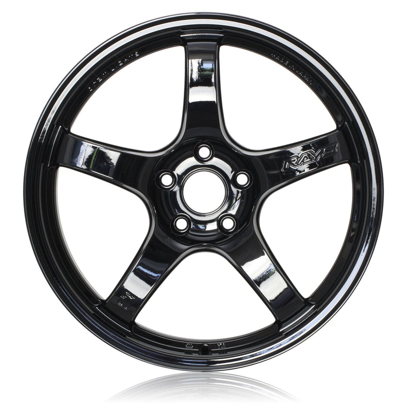 Gram Lights 57CR 17x9 +38 5x100 Glass Black Wheel