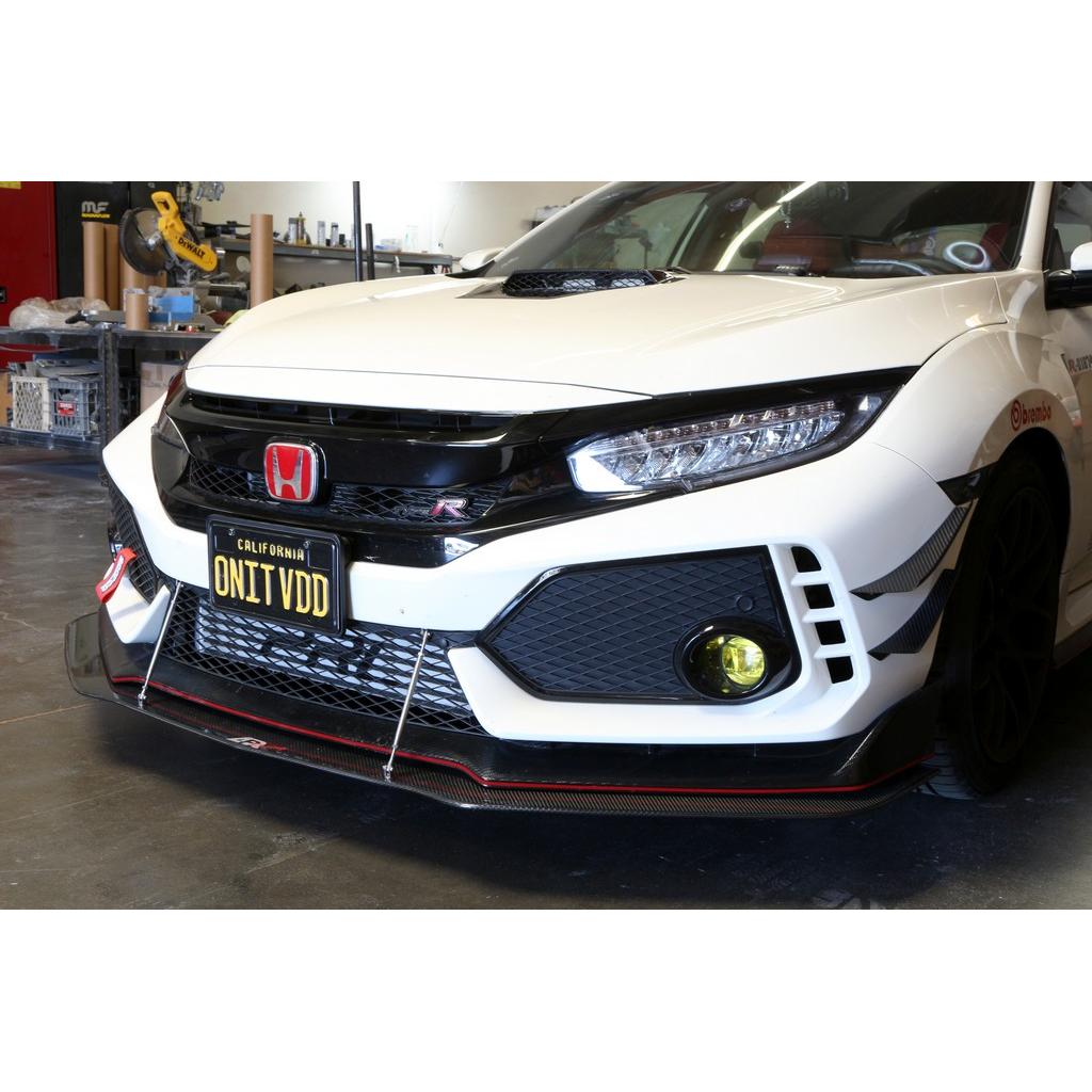APR Peformance  Honda FK8 Civic Type R Front Bumper Canards 2017 - 2021